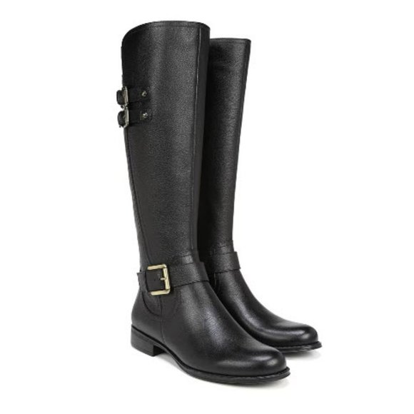 Worn once indoors - Jessie knee high boot regular calf Black 6.5 - Picture 1 of 7